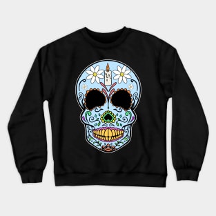 Mexican Skull Dia de los muertos Day of the dead Crewneck Sweatshirt